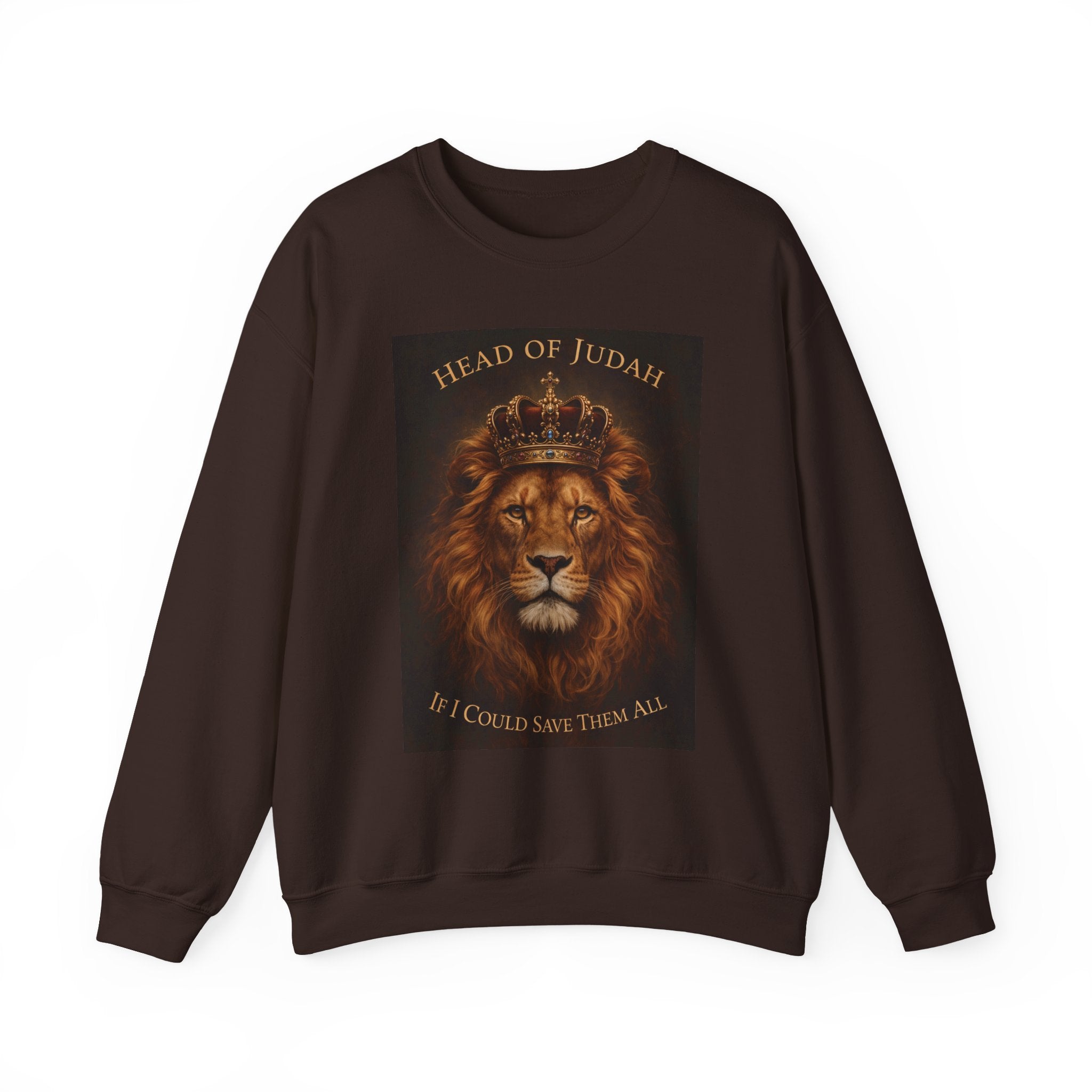 Head of Judah Lion Unisex Heavy Blend™ Crewneck Sweatshirt