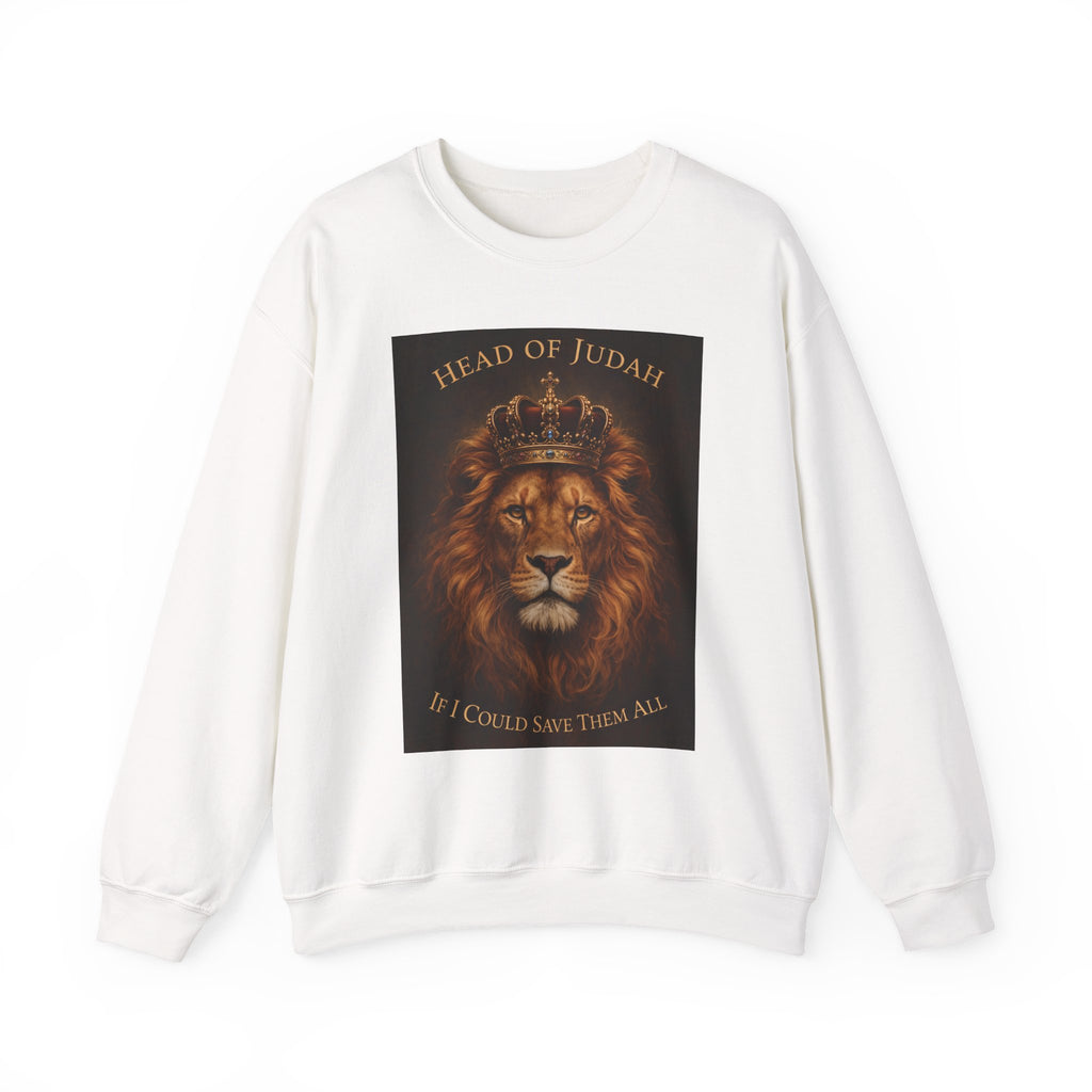 Head of Judah Lion Unisex Heavy Blend™ Crewneck Sweatshirt