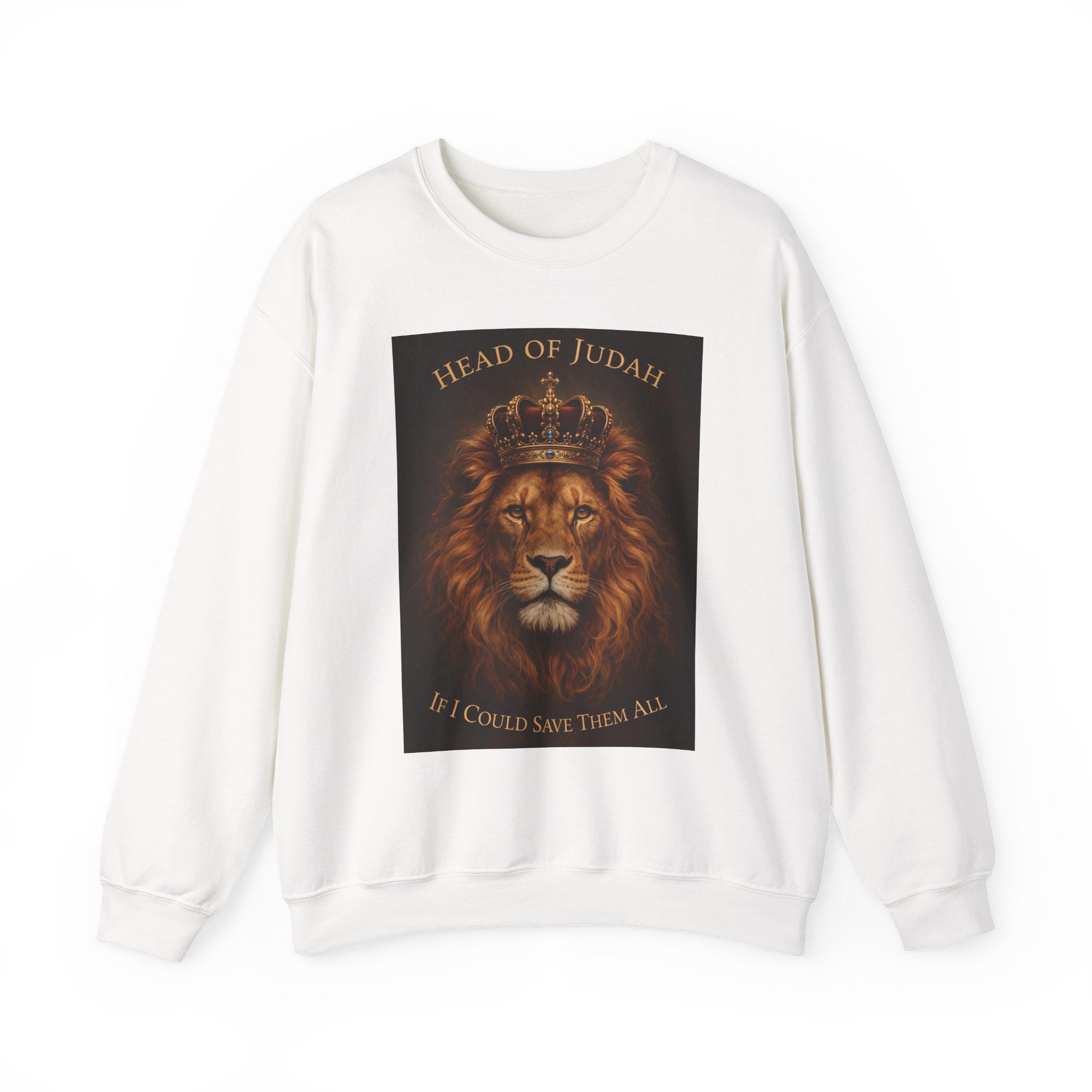 Head of Judah Lion Unisex Heavy Blend™ Crewneck Sweatshirt