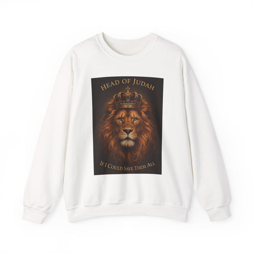 Head of Judah Lion Unisex Heavy Blend™ Crewneck Sweatshirt