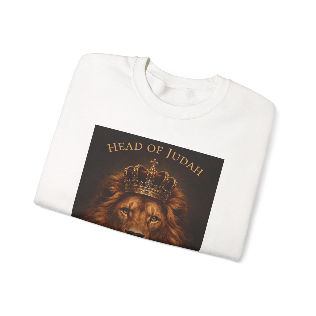 Head of Judah Lion Unisex Heavy Blend™ Crewneck Sweatshirt