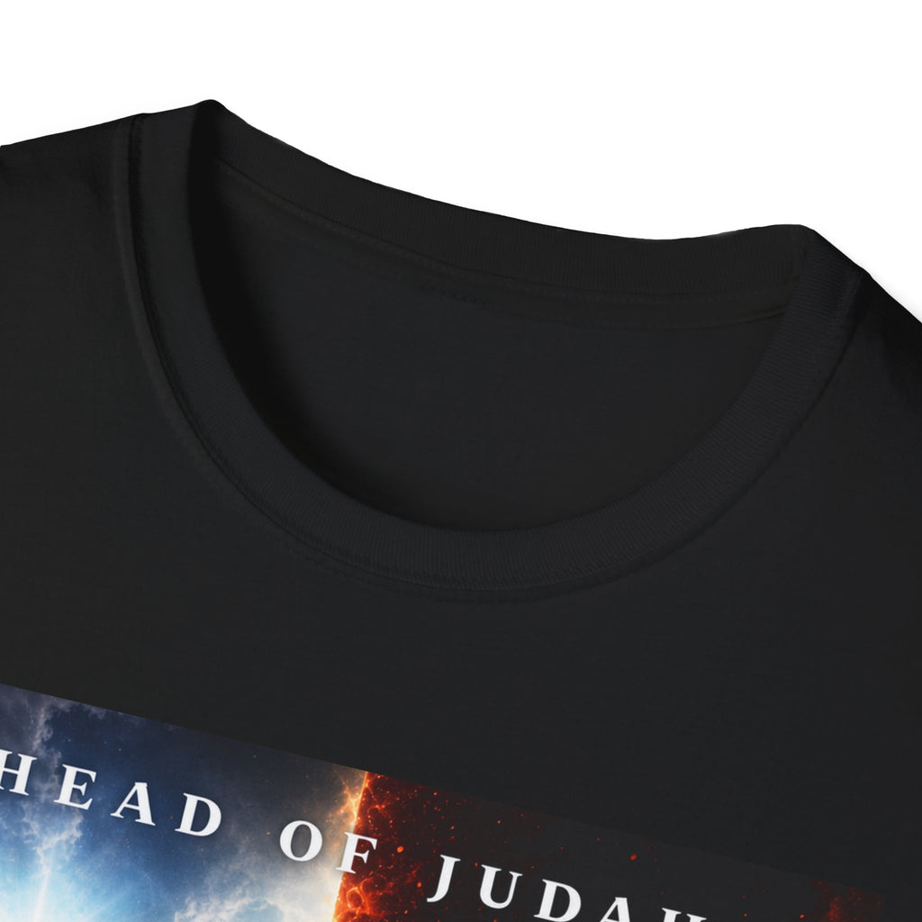 Head of Judah Good or Evil T-Shirt | Angel Devil Split Face Graphic