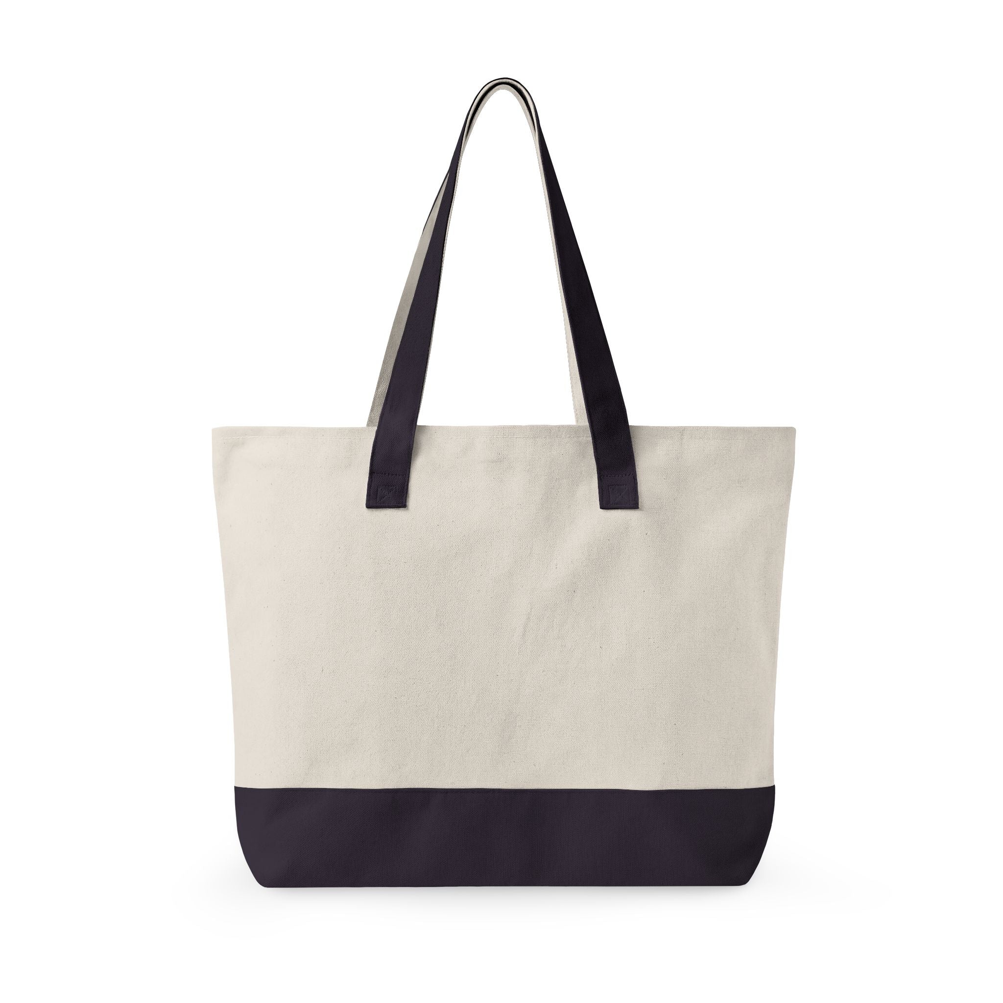 Good or Evil artwork Zippered Tote | Angel vs Demon canvas zipper tote