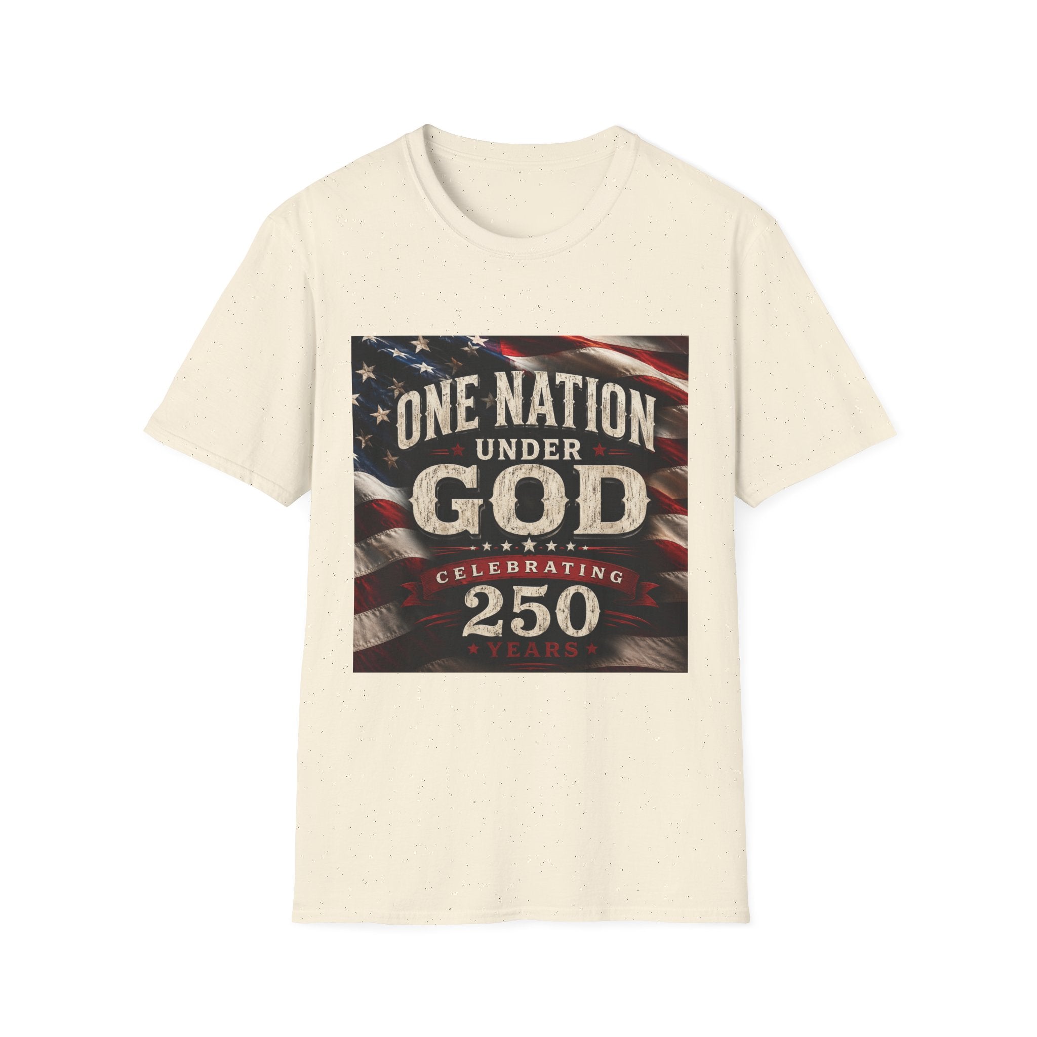 One Nation Under God T-Shirt | American Flag 250 Celebrating