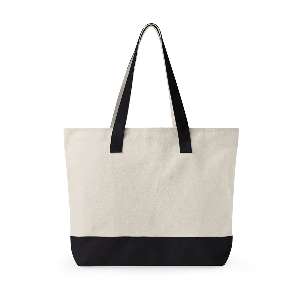 Good or Evil artwork Zippered Tote | Angel vs Demon canvas zipper tote