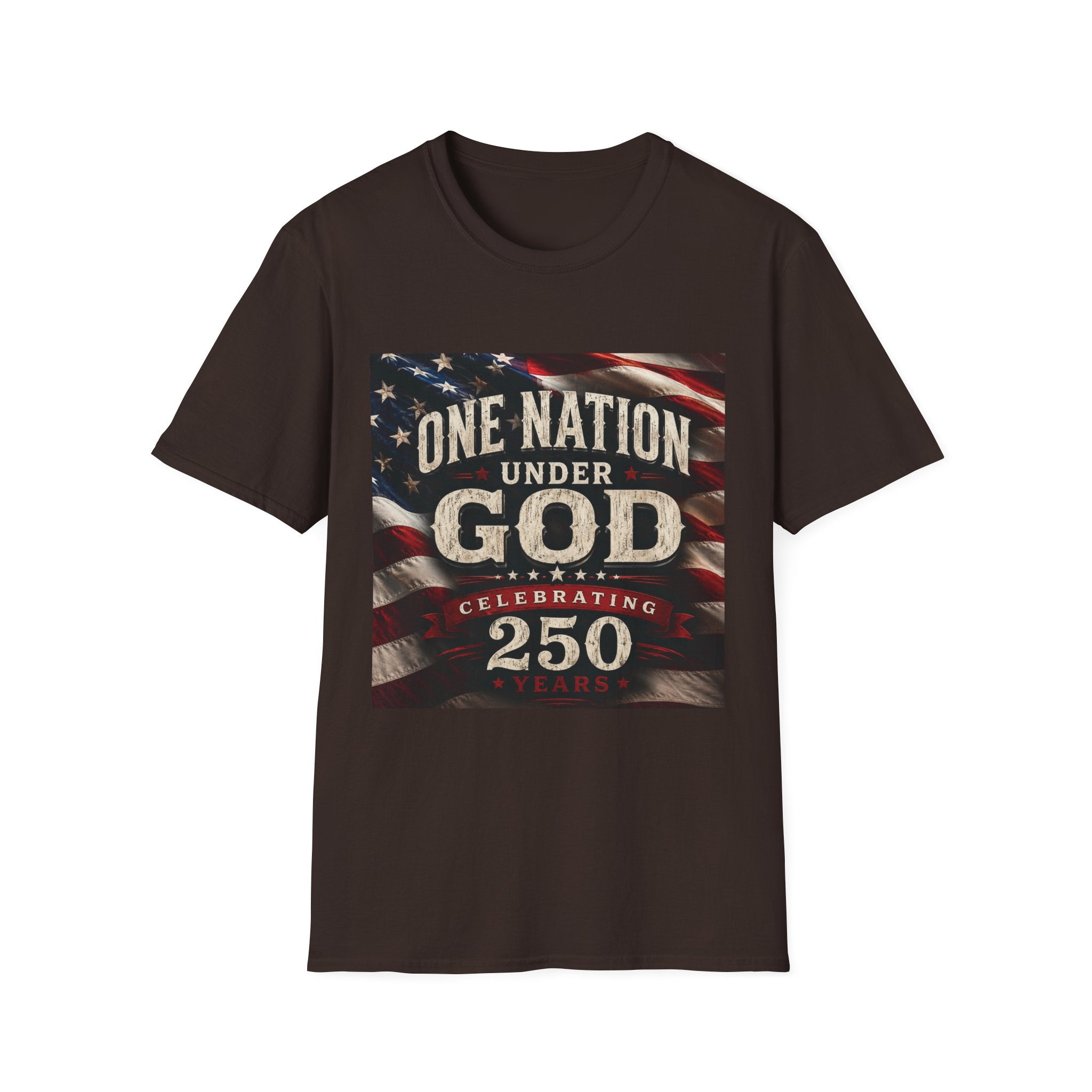 One Nation Under God T-Shirt | American Flag 250 Celebrating