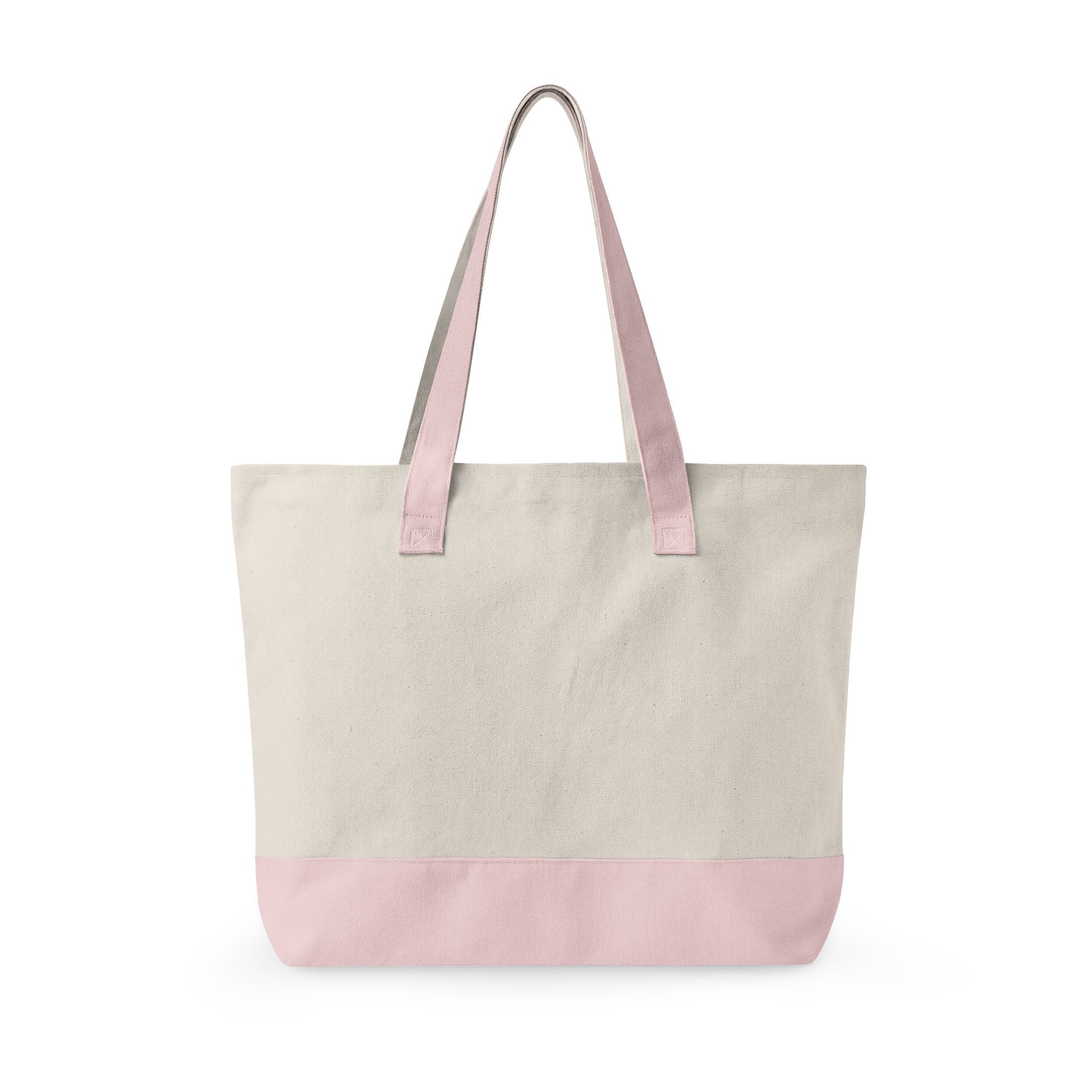 Good or Evil artwork Zippered Tote | Angel vs Demon canvas zipper tote