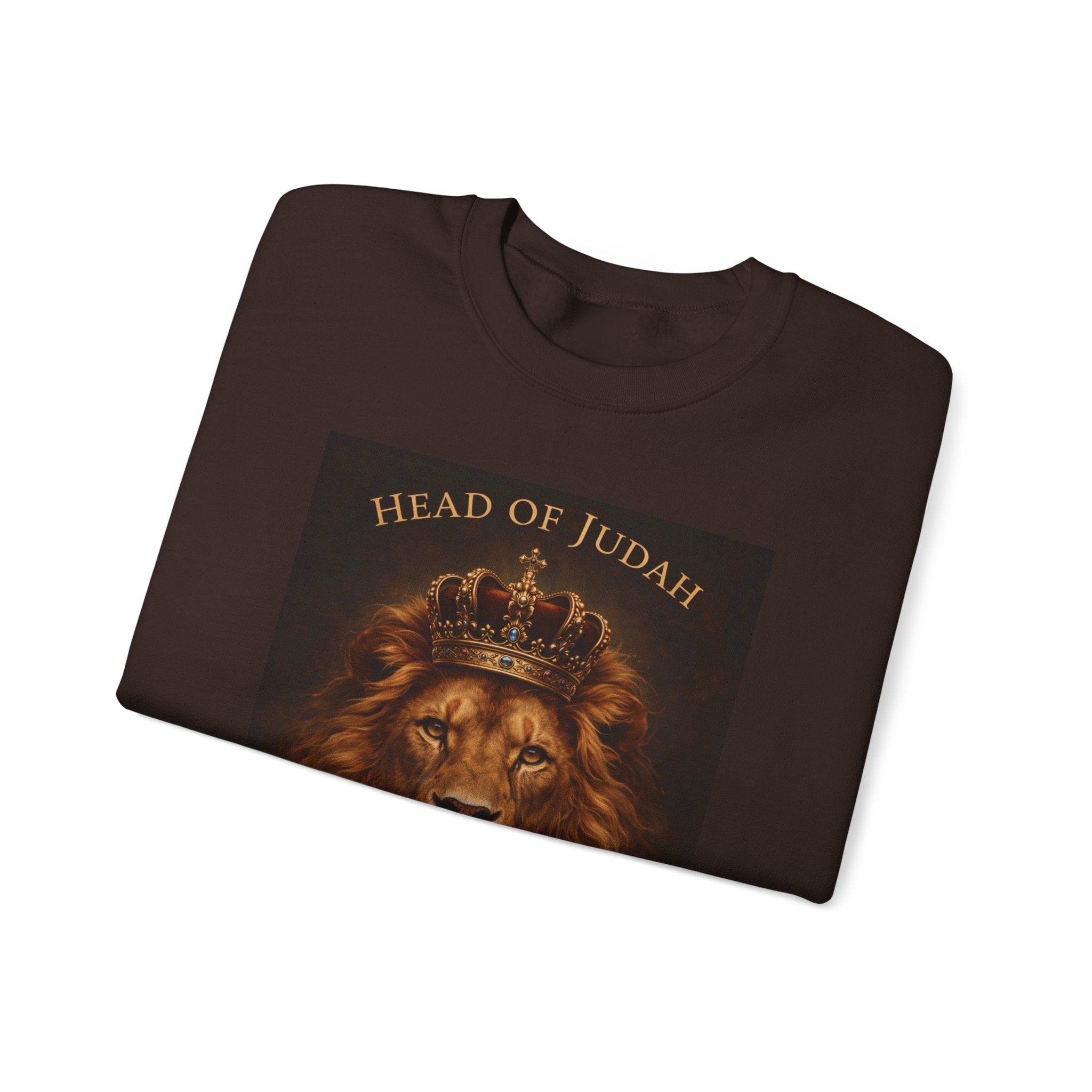 Head of Judah Lion Unisex Heavy Blend™ Crewneck Sweatshirt