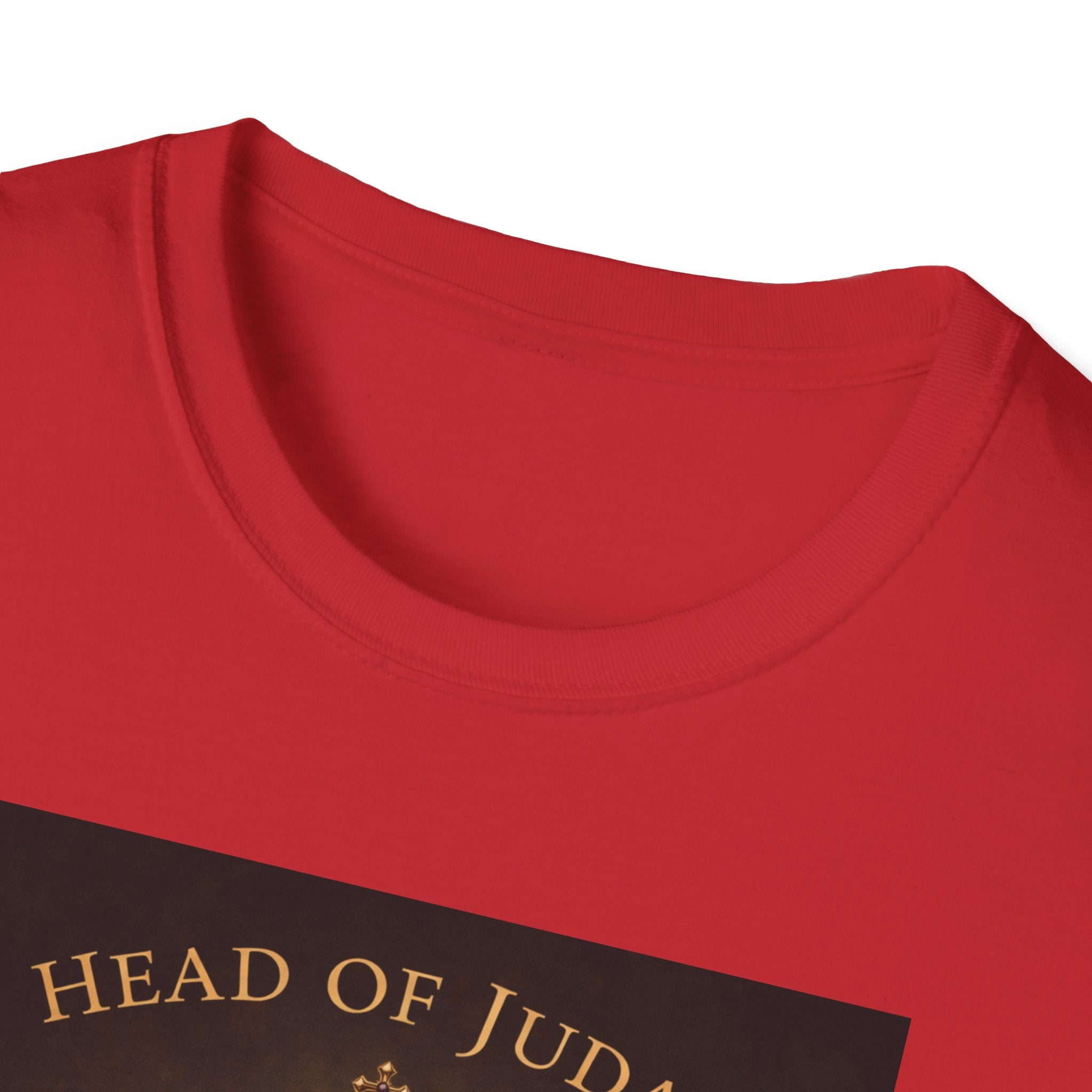 Lion of Judah T-Shirt — Head of Judah Crowned Lion Faith Tee