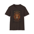 Lion of Judah T-Shirt — Head of Judah Crowned Lion Faith Tee