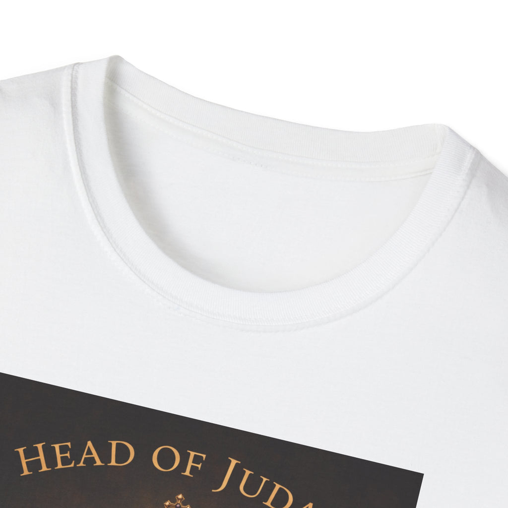 Lion of Judah T-Shirt — Head of Judah Crowned Lion Faith Tee